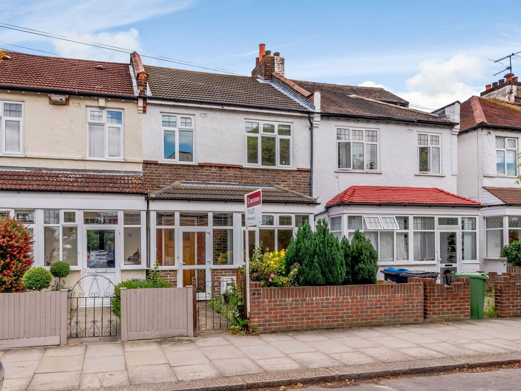 3 bed terraced house to rent in Melrose Gardens, New Malden KT3, £2,400