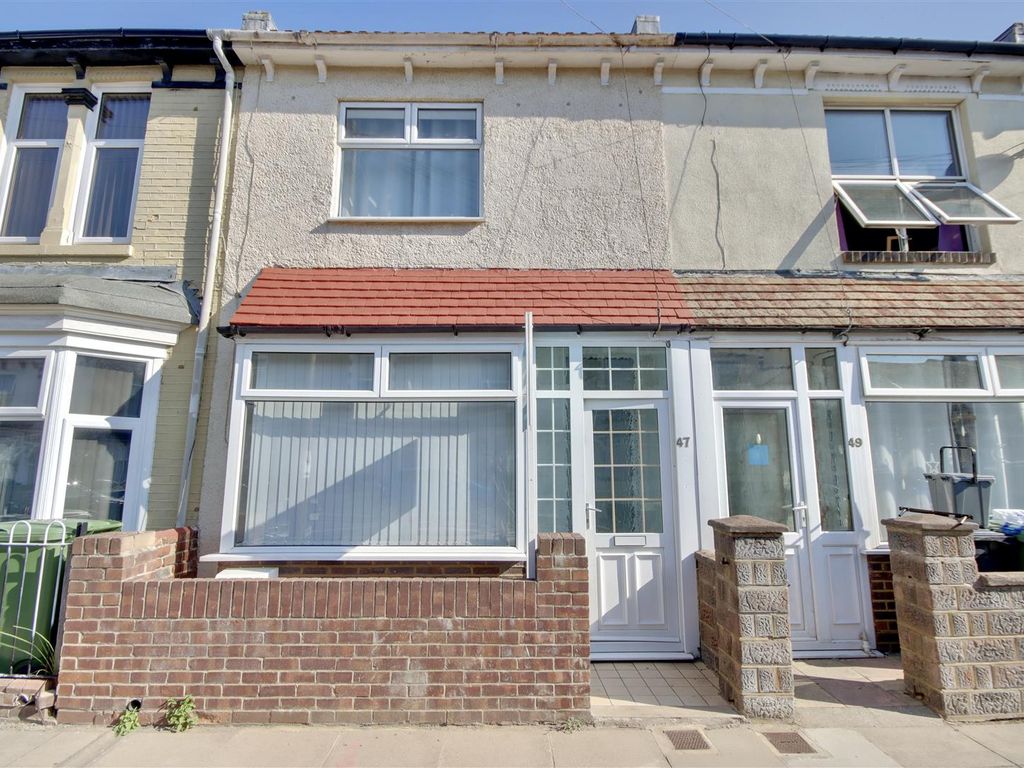 3 bed terraced house for sale in Wymering Road, Portsmouth PO2, £