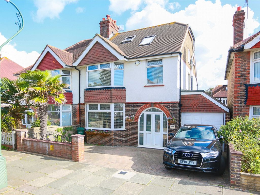 4 bed semidetached house for sale in Roman Road, Hove, East Sussex BN3