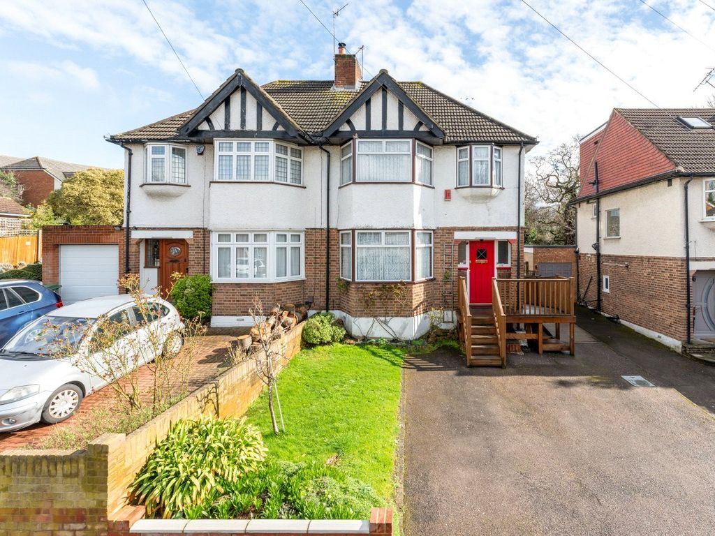 3 bed semidetached house for sale in Woodside Road, Sutton SM1, £