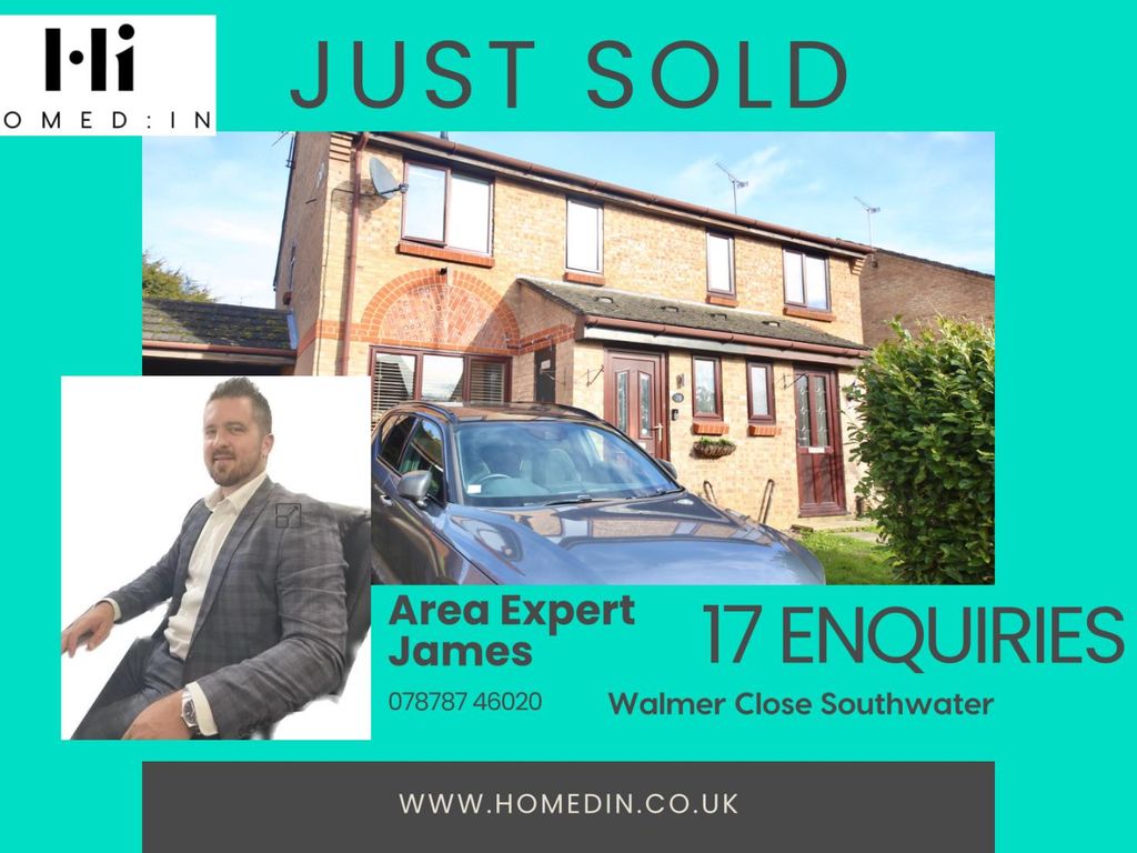 3 bed semidetached house for sale in Walmer Close, Southwater, Horsham