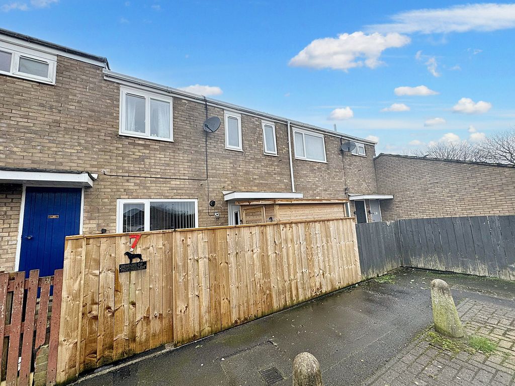 3 bed terraced house for sale in Catrail Place, Cramlington NE23, £