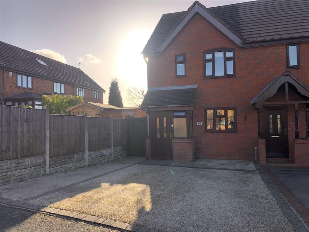2 bed semidetached house for sale in Peak Close, Armitage, Rugeley