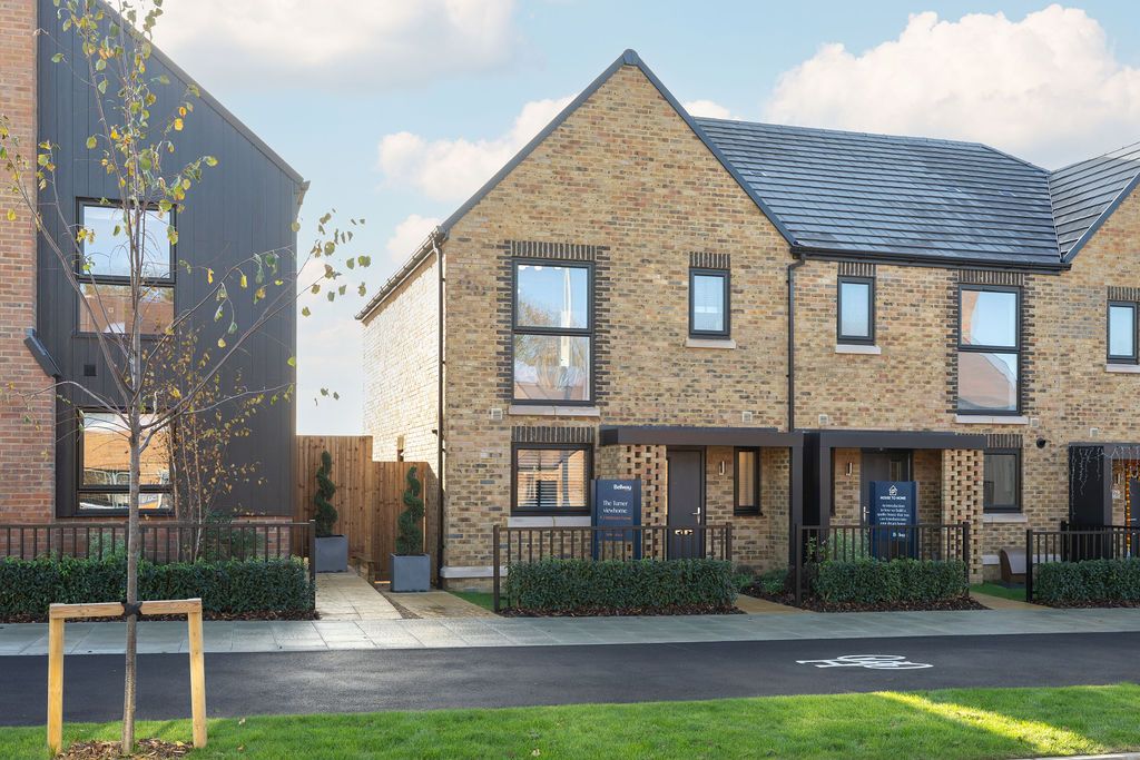 New home, 3 bed terraced house for sale in "The Turner" at Hoadley End, Castle Hill, Ebbsfleet