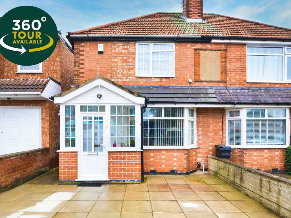 3 bed semi-detached house for sale in Fairfield Road, Oadby, Leicester ...