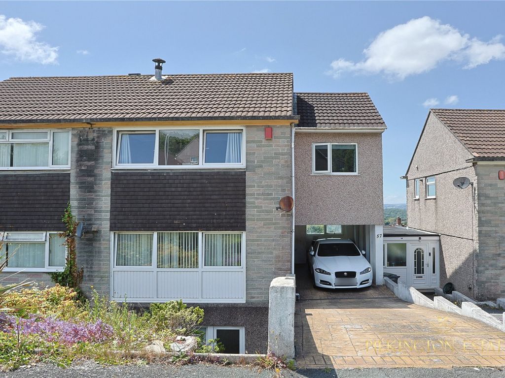 4 bed semidetached house for sale in Dayton Close, Plymouth, Devon PL6