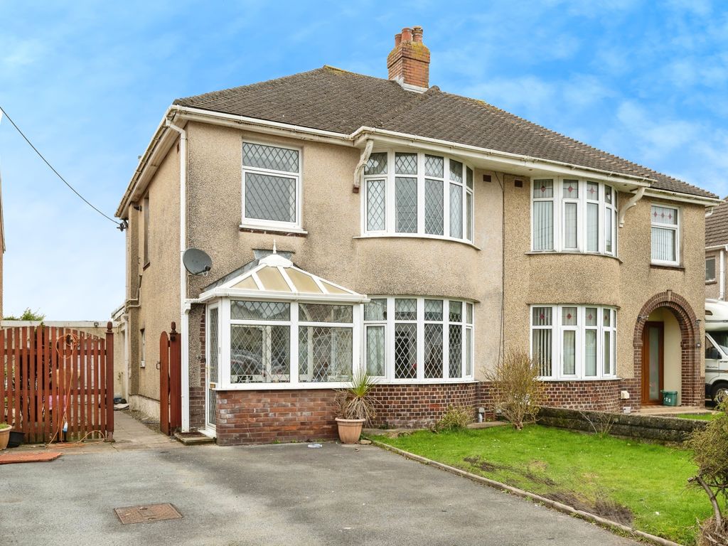 3 bed semidetached house for sale in Borough Road, Loughor, Swansea