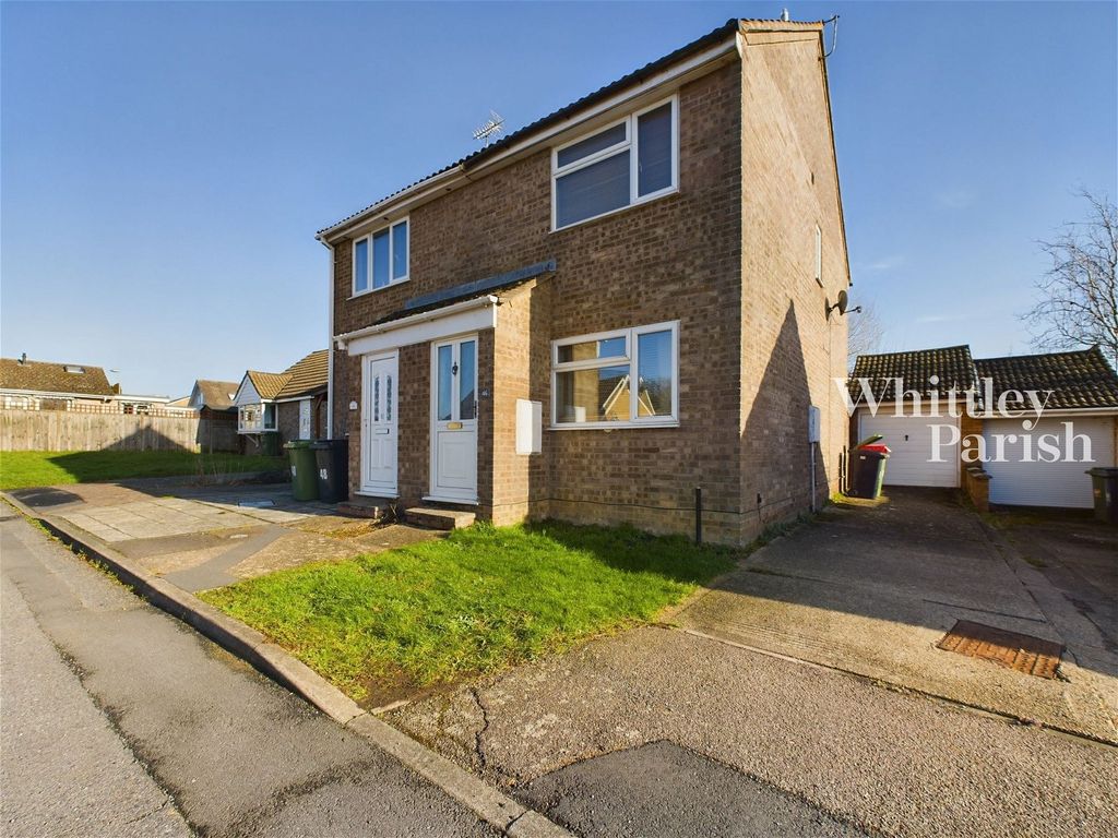 2 bed semidetached house for sale in Fisher Road, Diss IP22, £210,000