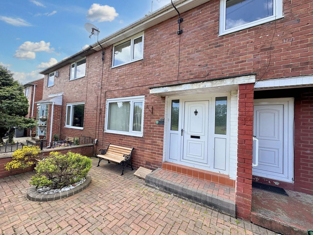 3 bed terraced house for sale in Henley Gardens, Wallsend NE28, £