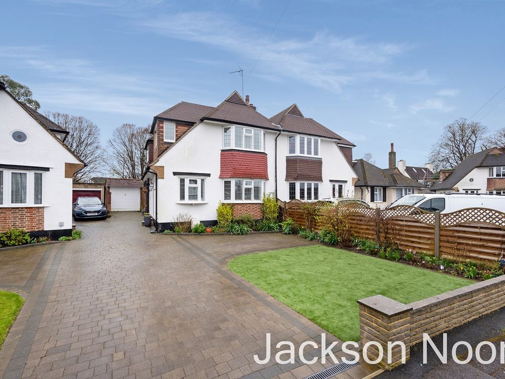 4 bed semidetached house for sale in Portway Crescent, Ewell Village