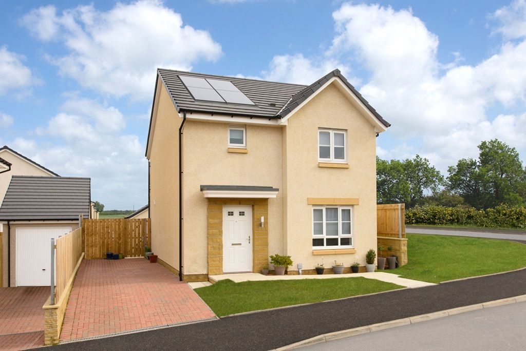 New home, 3 bed detached house for sale in "Craigend" at Harvester Avenue, Cambuslang, Glasgow