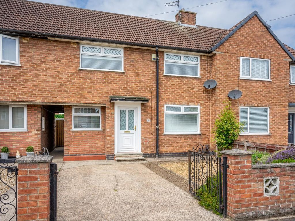 3 bed terraced house for sale in Marston Crescent, York YO26, £250,000