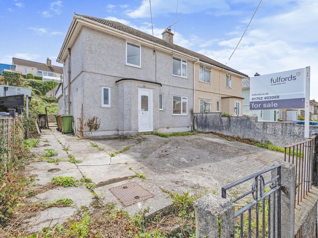 3 bed semidetached house for sale in Pomphlett Close, Plymouth PL9