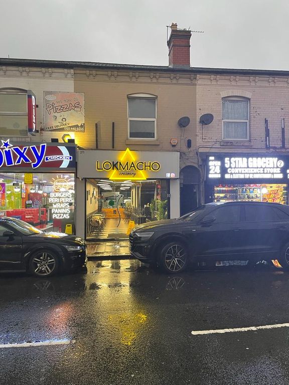 Restaurant/cafe to let in Ladypool Road, Birmingham B12, £21,600 pa