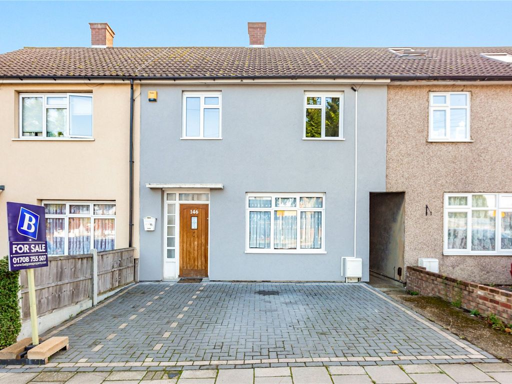 2 bed terraced house for sale in Faringdon Avenue, Harold Hill RM3, £