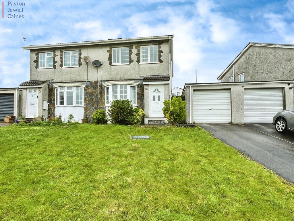 3 bed semidetached house for sale in Ty Gwyn Drive, Brackla, Bridgend County. CF31, £214,950