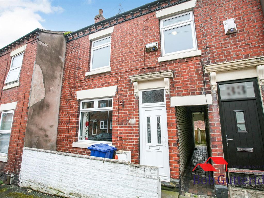 3 bed terraced house for sale in Warwick Street, Chesterton, Newcastle