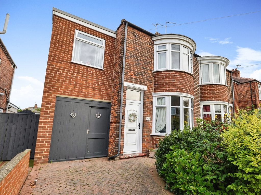 3 bed semidetached house for sale in Canterbury Road, Redcar TS10, £