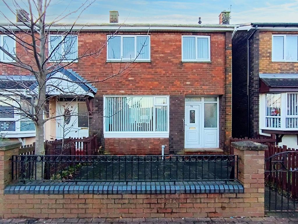 3 bed semidetached house for sale in Bathgate Avenue, Sunderland SR5