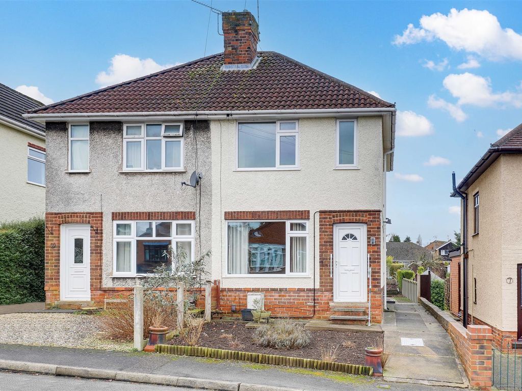 2 bed semidetached house for sale in North Hill Avenue, Hucknall, Nottinghamshire NG15, £
