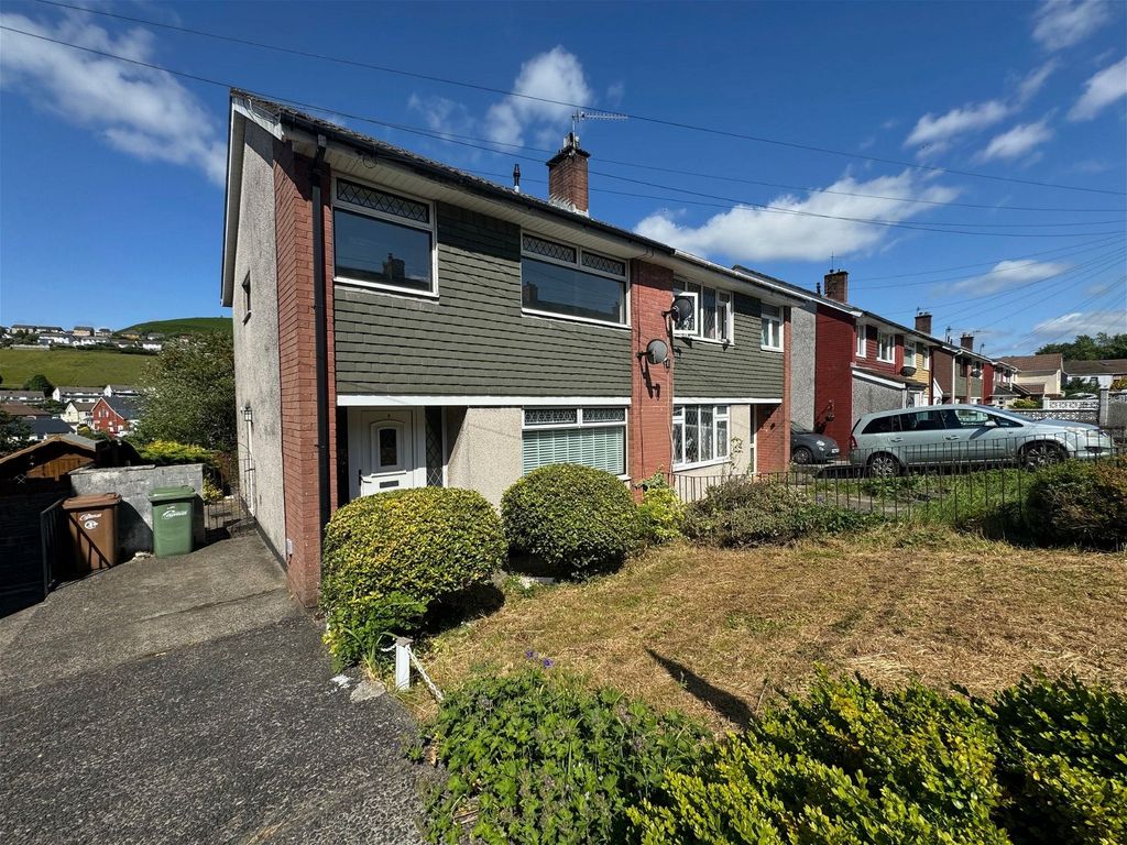 3 bed semidetached house for sale in Aberfawr Terrace, Abertridwr, Caerphilly CF83, £190,000