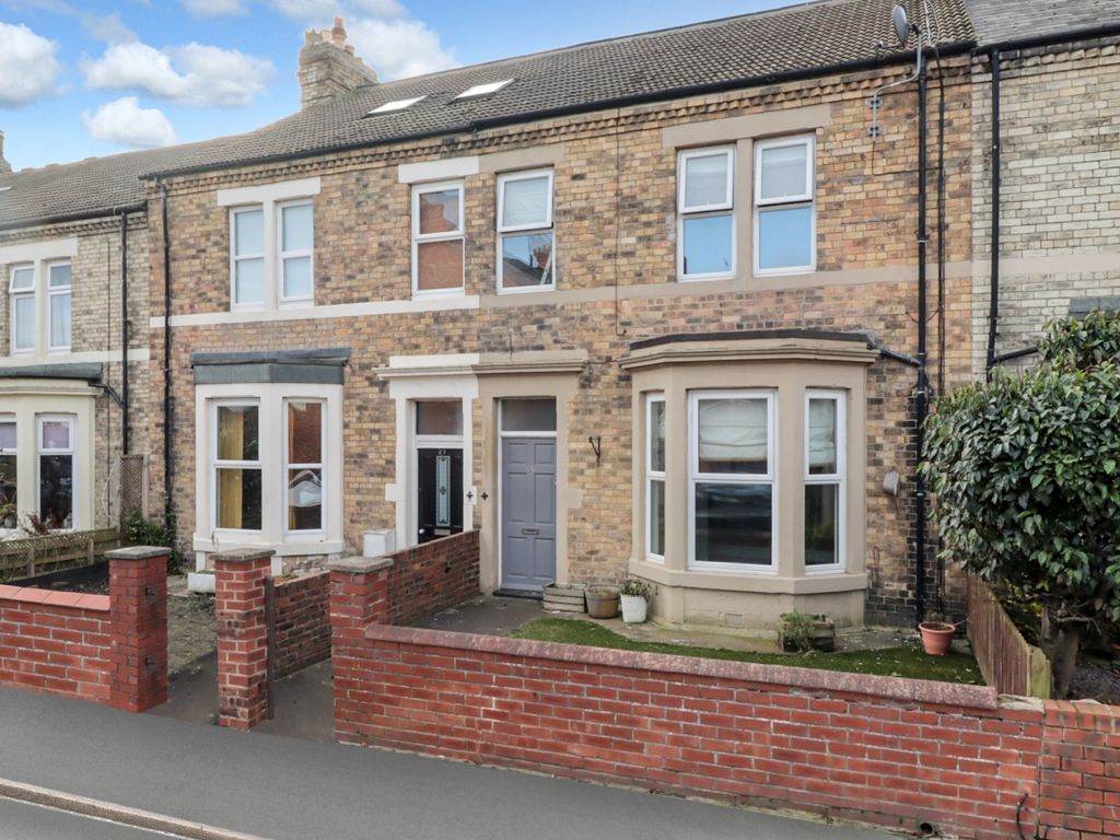 3 bed terraced house for sale in Delaval Road, Whitley Bay NE26, £