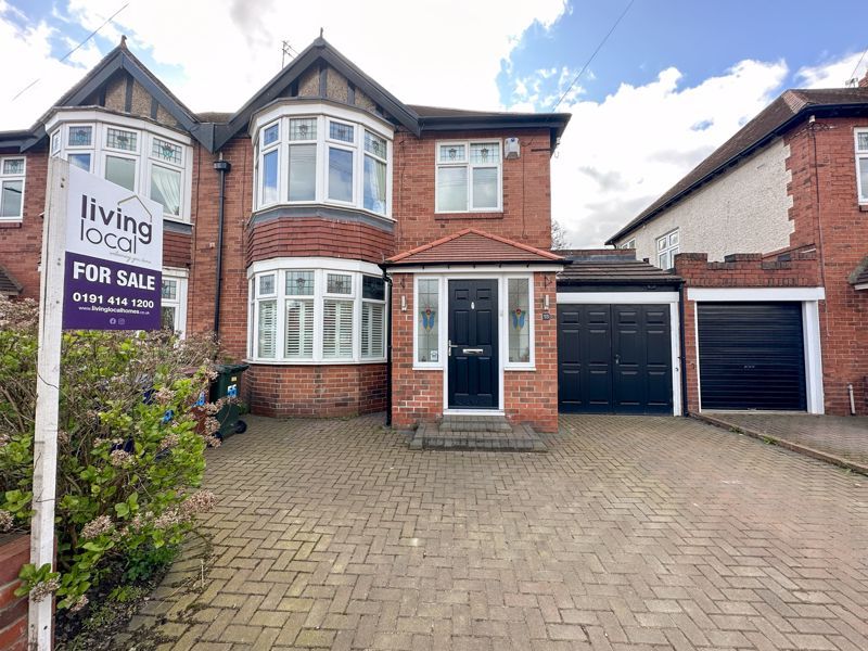 3 bed semidetached house for sale in Kenton Lane, Kenton, Newcastle