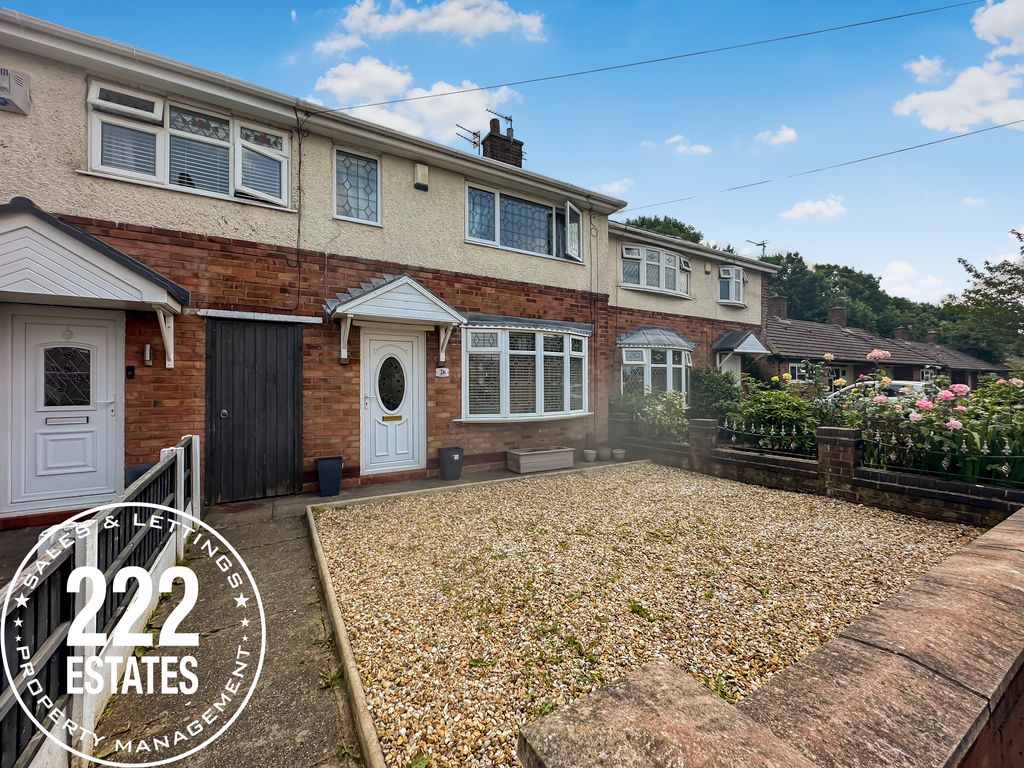 2 bed terraced house for sale in Petworth Avenue, Warrington WA2, £