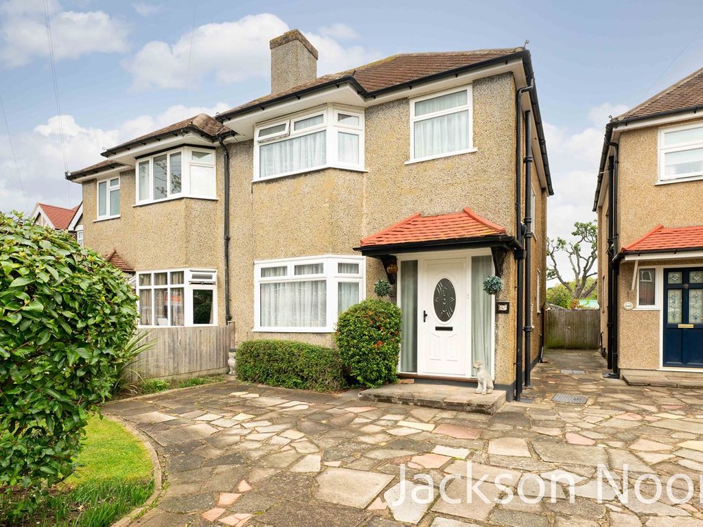 3 bed semidetached house for sale in Poole Road, West Ewell KT19, £