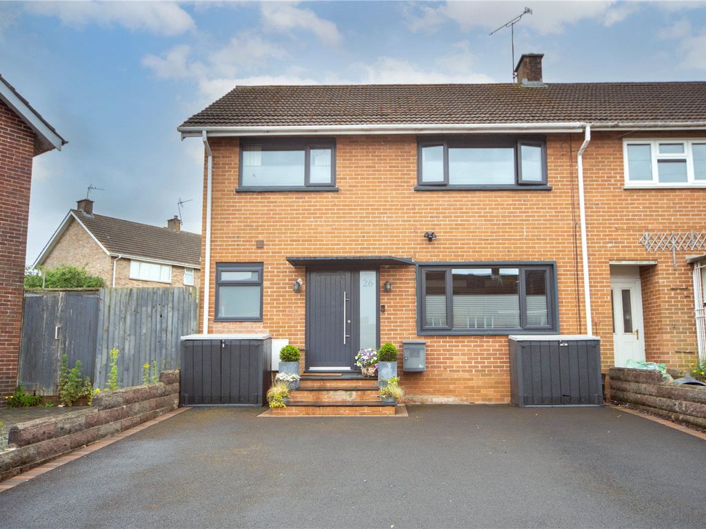 3 bed end terrace house for sale in Bampton Road, Llanrumney, Cardiff