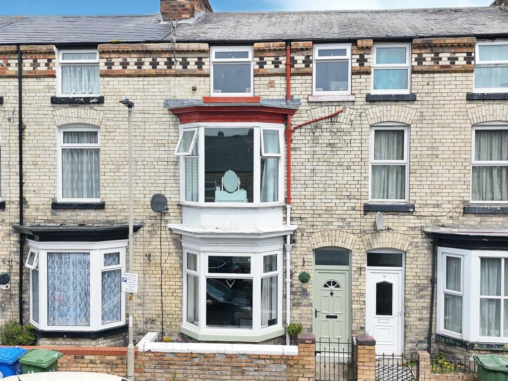 4 bed terraced house for sale in Sherwood Street, Scarborough YO11, £