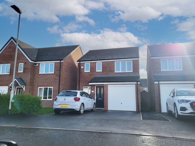 3 bed detached house for sale in Saunton Gardens, Cramlington NE23, £