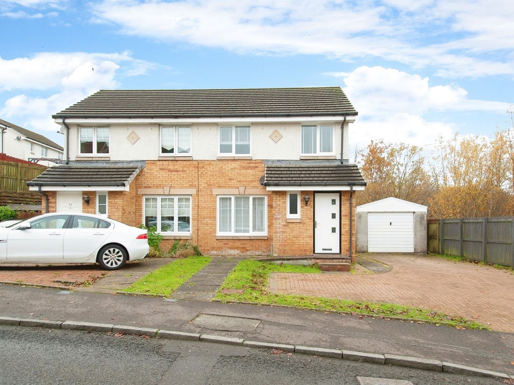 3 bed semidetached house for sale in Dee Drive, Paisley PA2, £160,000