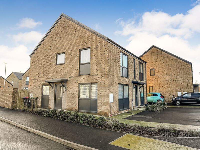 2 bed semidetached house for sale in Corbett Crescent, Hucknall