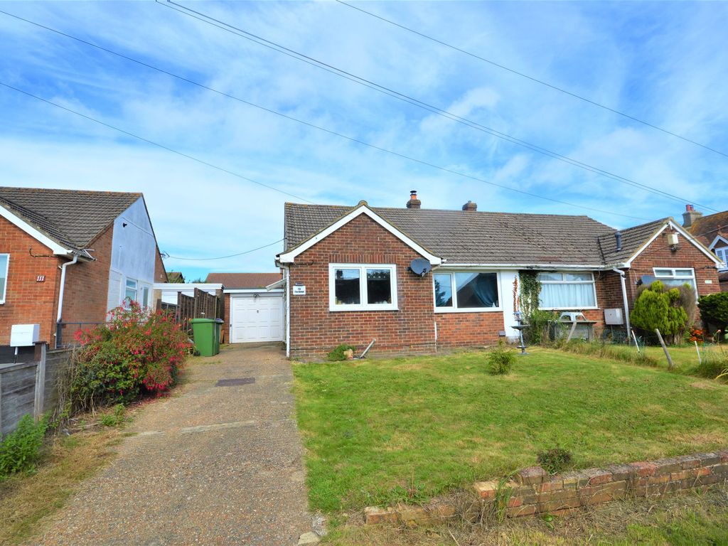2 bed semidetached bungalow for sale in The Street, Hawkinge CT18, £