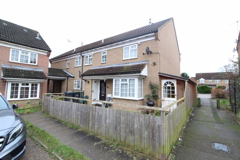 2 bed end terrace house for sale in Dorrington Close, Luton LU3, £260,000 Zoopla