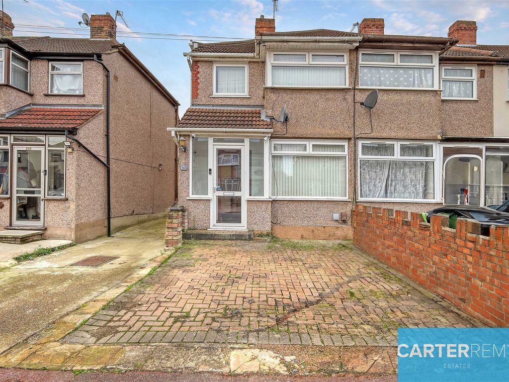 3 bed end terrace house for sale in Third Avenue, Dagenham RM10, £