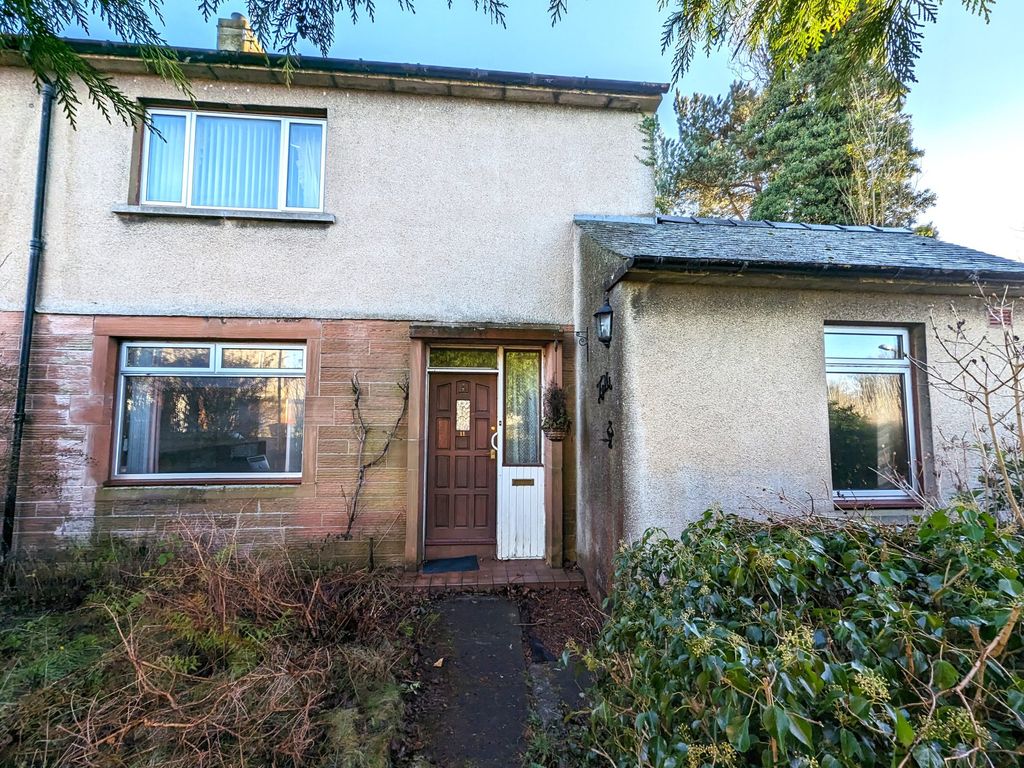 3 bed end terrace house for sale in Rowan Drive, Dumfries DG2, £90,000