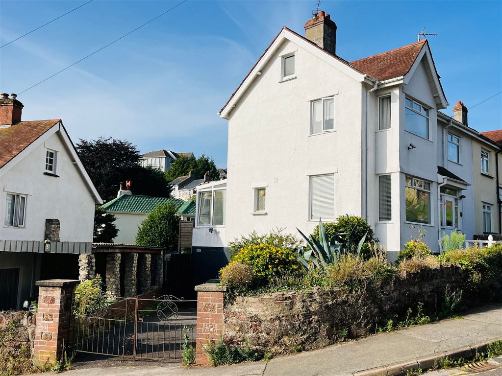 3 bed semidetached house for sale in Clifton Road, Paignton TQ3, £
