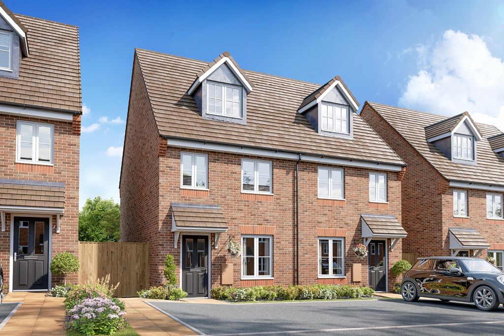 New home, 3 bed semidetached house for sale in "Braxton Plot 11" at Welford Road, Kingsthorpe