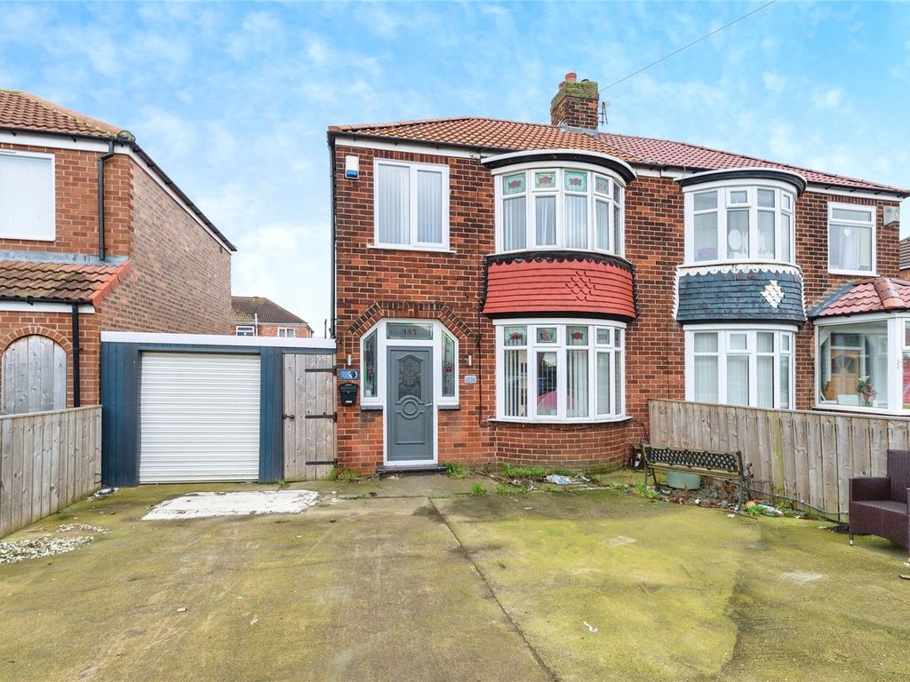 3 bed semidetached house for sale in Broadway East, Redcar, North