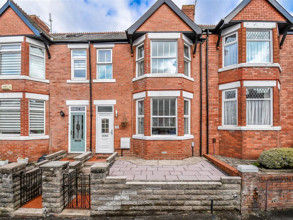 3 bed terraced house for sale in Woodlands Road, Barry CF63, £260,000