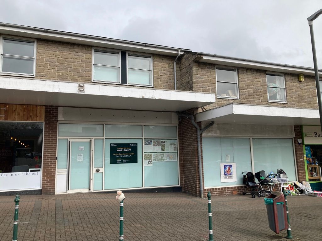 Retail premises to let in Units 10/11, Dronfield Civic Centre