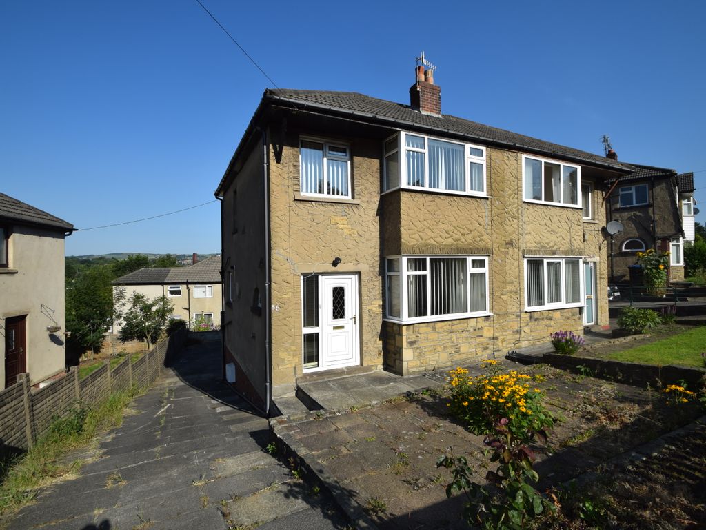 3 bed semidetached house for sale in Hainworth Wood Road, Keighley