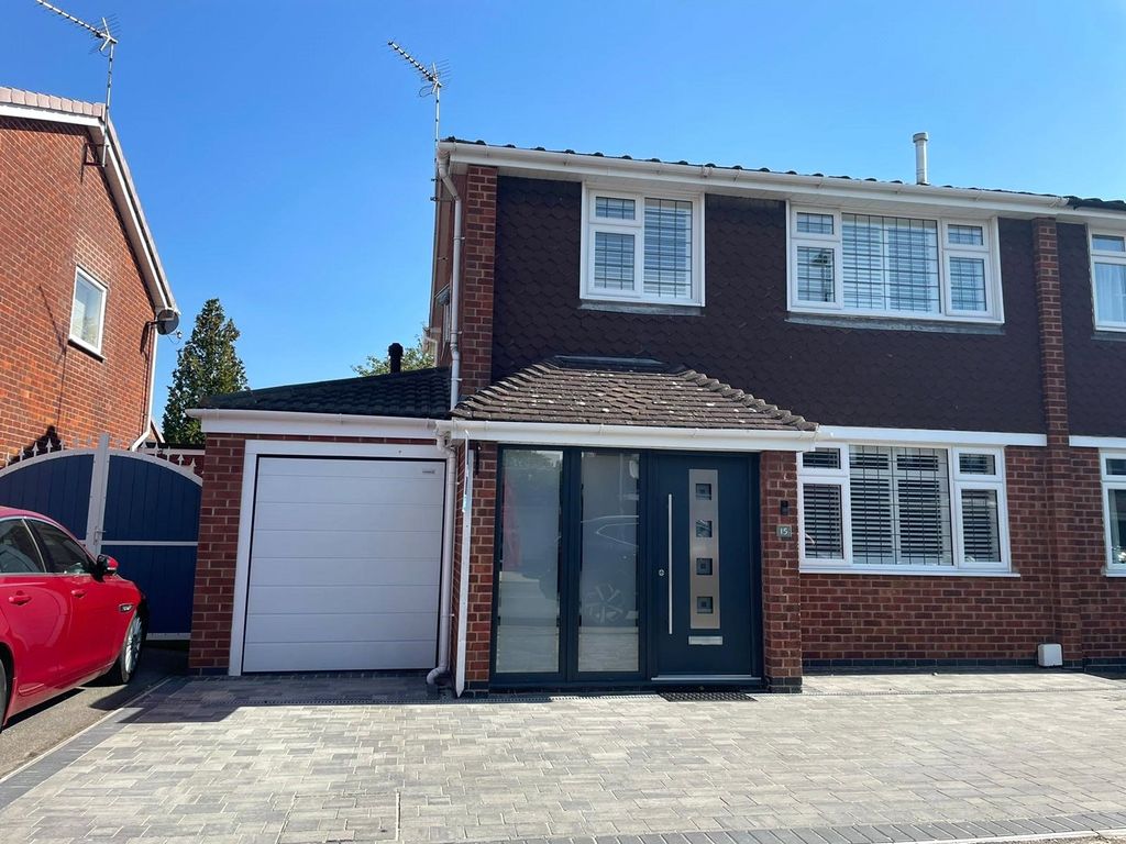 3 bed semidetached house for sale in Manderley Close, Coventry CV5