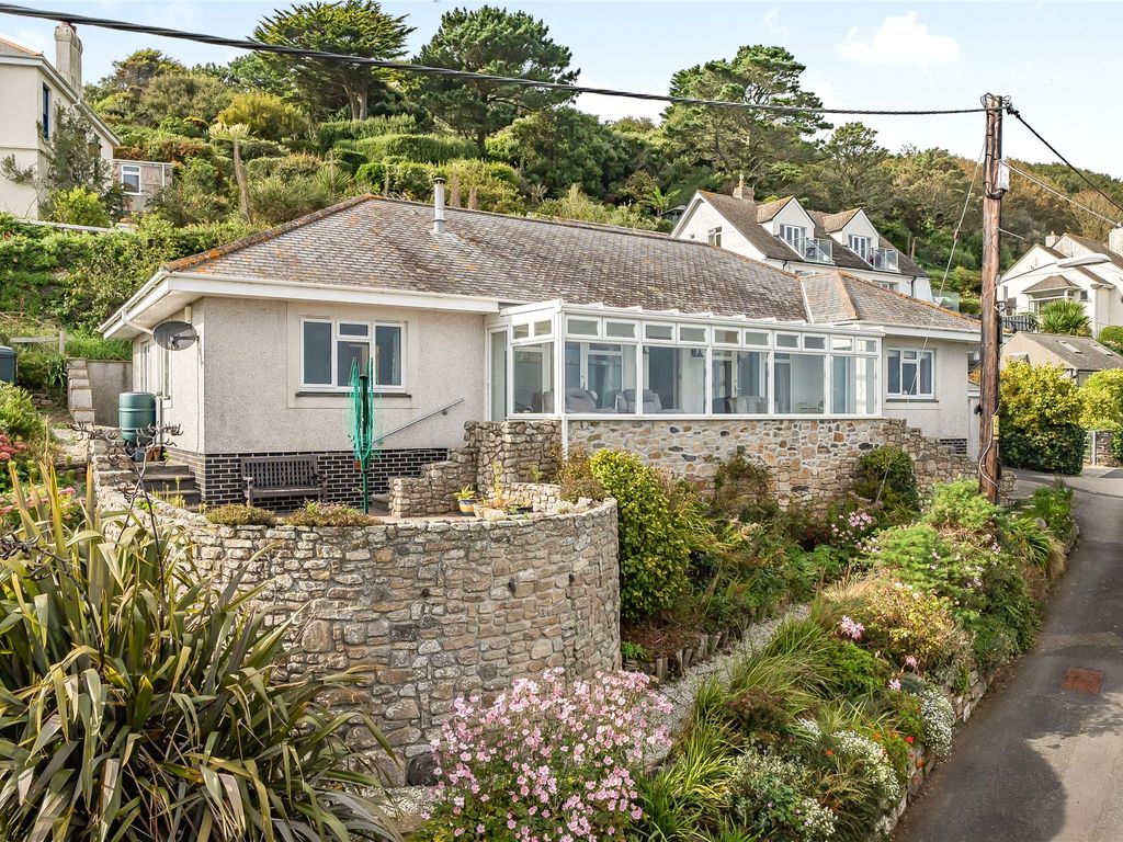 4 bed bungalow for sale in Cliff Lane, Mousehole, Penzance, Cornwall