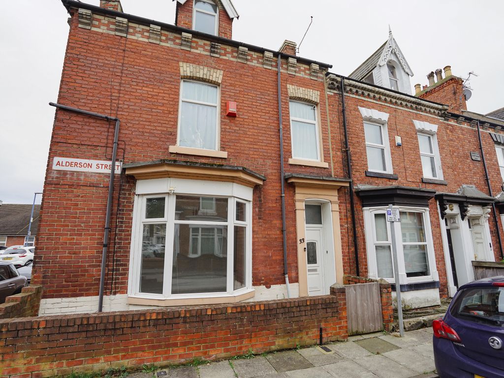 4 bed end terrace house for sale in Alderson Street, Hartlepool