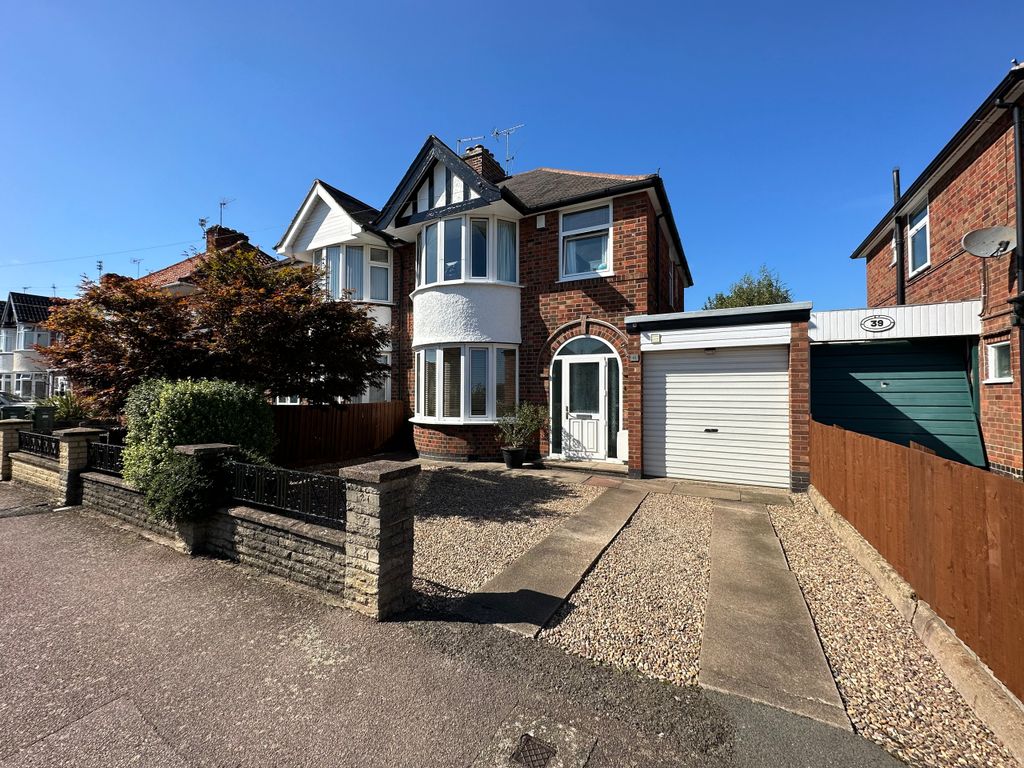 3 bed semidetached house for sale in Shakespeare Drive, Braunstone, Leicester LE3, £295,000