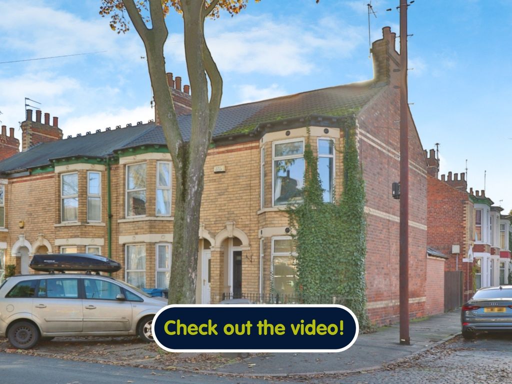 3 bed end terrace house for sale in Goddard Avenue, Hull HU5, £145,000