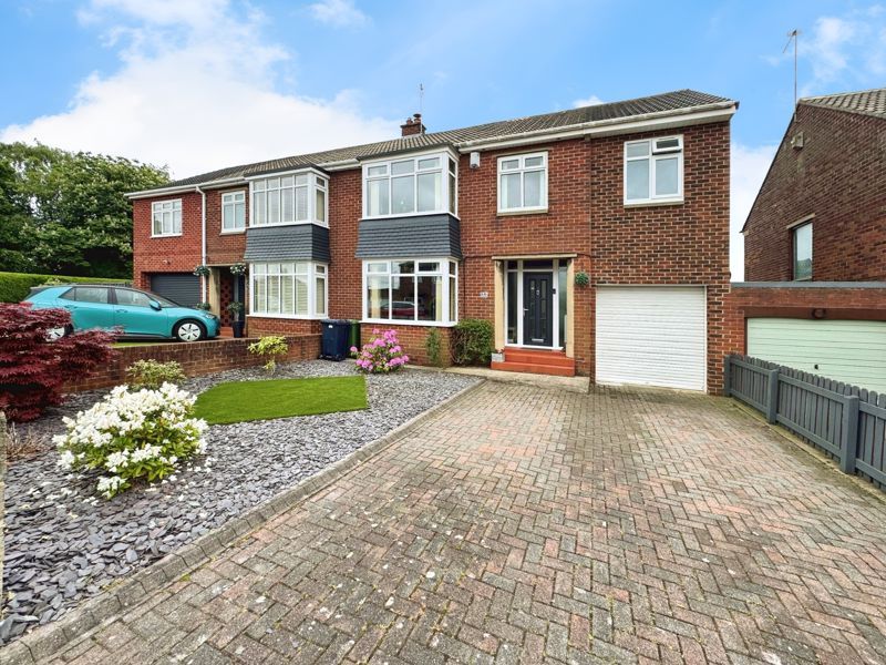 4 bed semidetached house for sale in Burnaby Drive, Ryton NE40, £